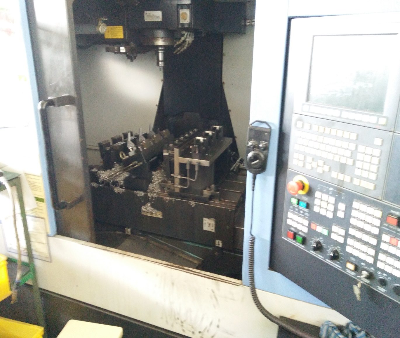 CNC milling of a cast component